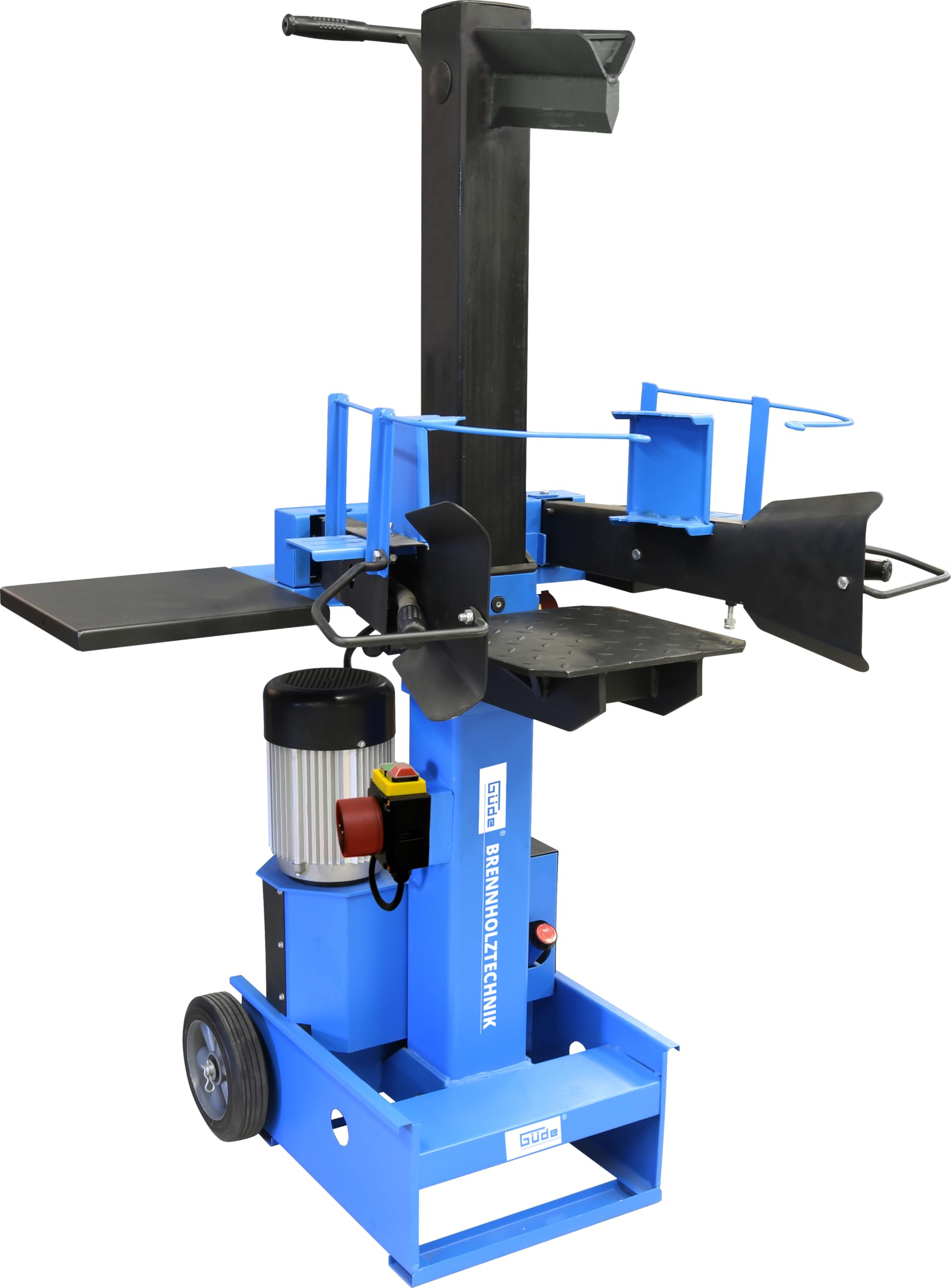 Güde Holzspalter GHS 500/8TED (400 V, 3000 W, Spaltdruck 8 t, hochwertige Hydraulikpumpe, Öldruck 280 bar, Spaltgutlänge 500 mm, Spaltgut-Ø 350 mm, stufenlos verstellbarer Spalthub, Test SEHR GUT)