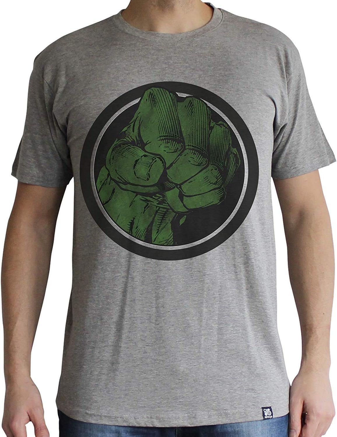 ABYstyleMARVEL - Tshirt - "Hulk Smash" - men - gray (S)