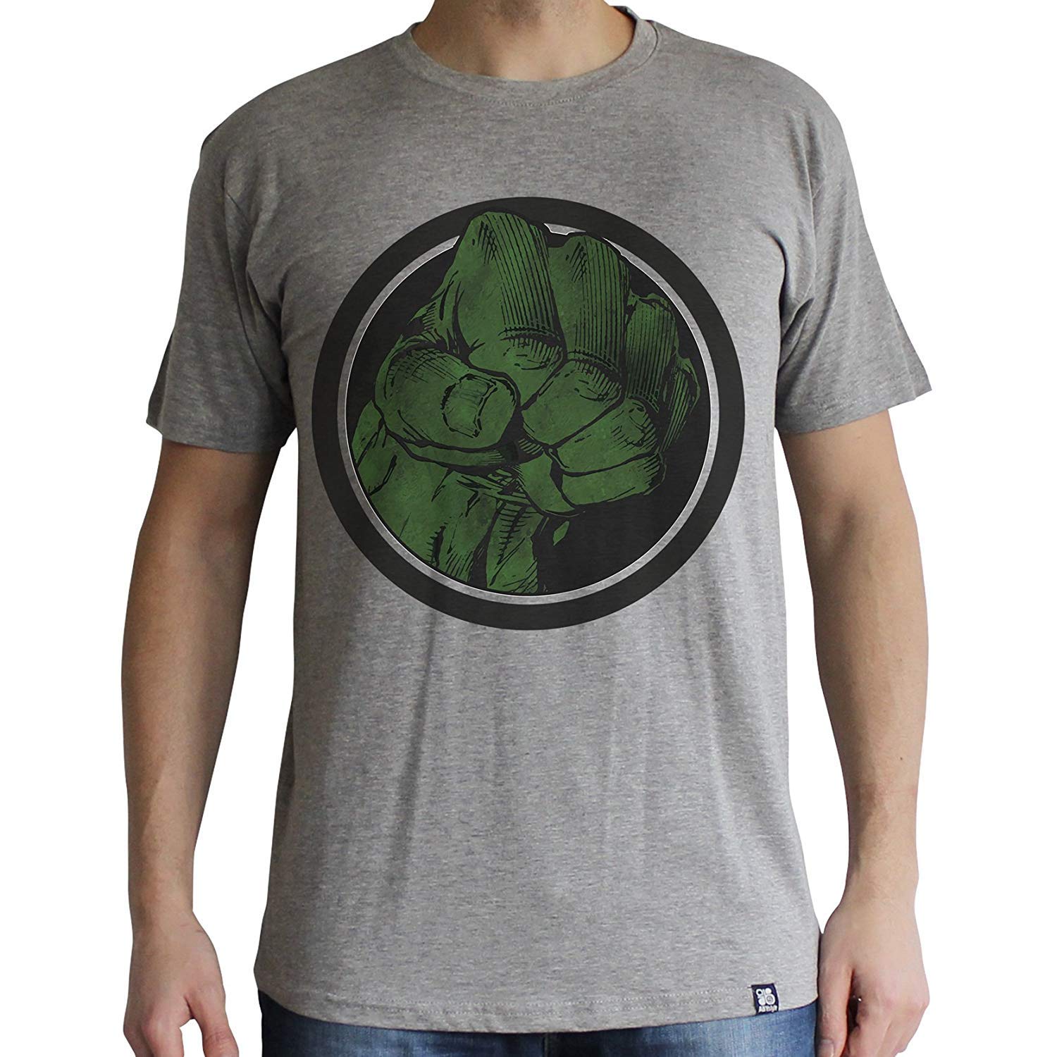 ABYstyleMARVEL - Tshirt - "Hulk Smash" - men - gray (S)
