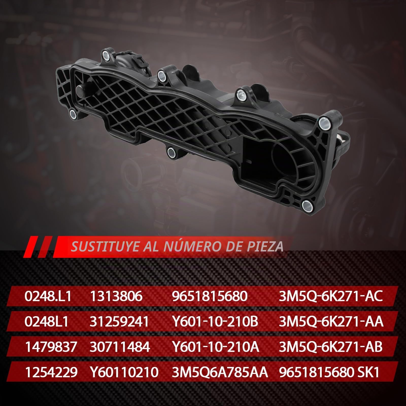 Tapa de culata Tapa de balancín con válvula de respiradero y junta Tapa de balancín de válvula de motor Reemplazo para 1.6 HDI Berlingo C2 C3 206 Focus # 0248L1 3M5Q6 9651815680