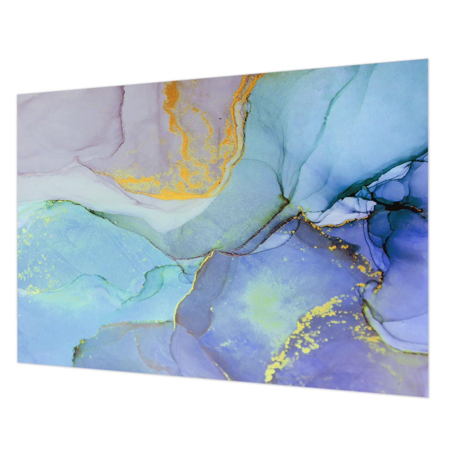 Papier peint intissé 208x146 cm Tulup avec formes aquarelles pour salon