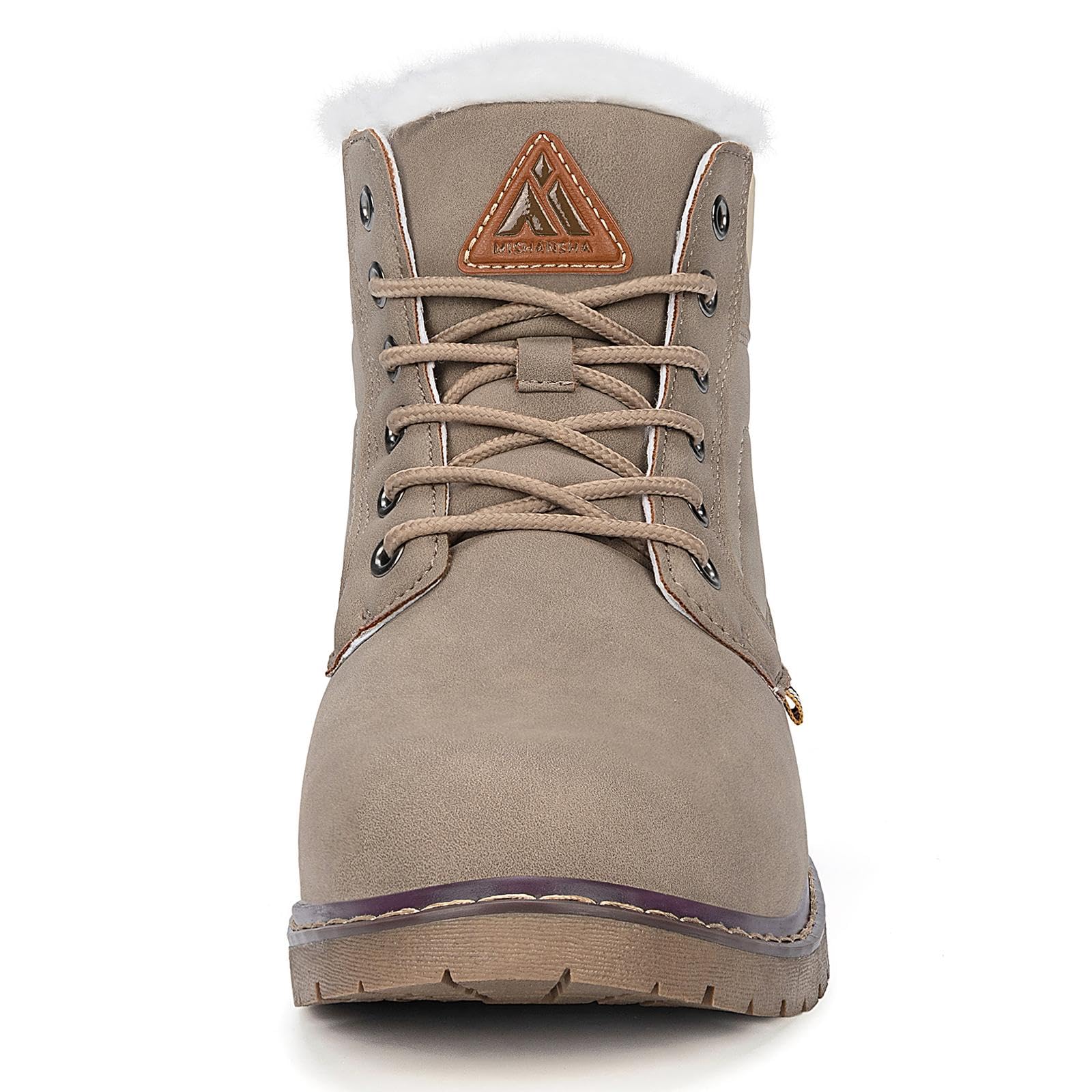 Mishansha Scarpe Uomo Stivaletti da Trekking Eleganti Scarpe da Ginnastica Stivali da Escursionismo Invernali Impermeabile Outdoor