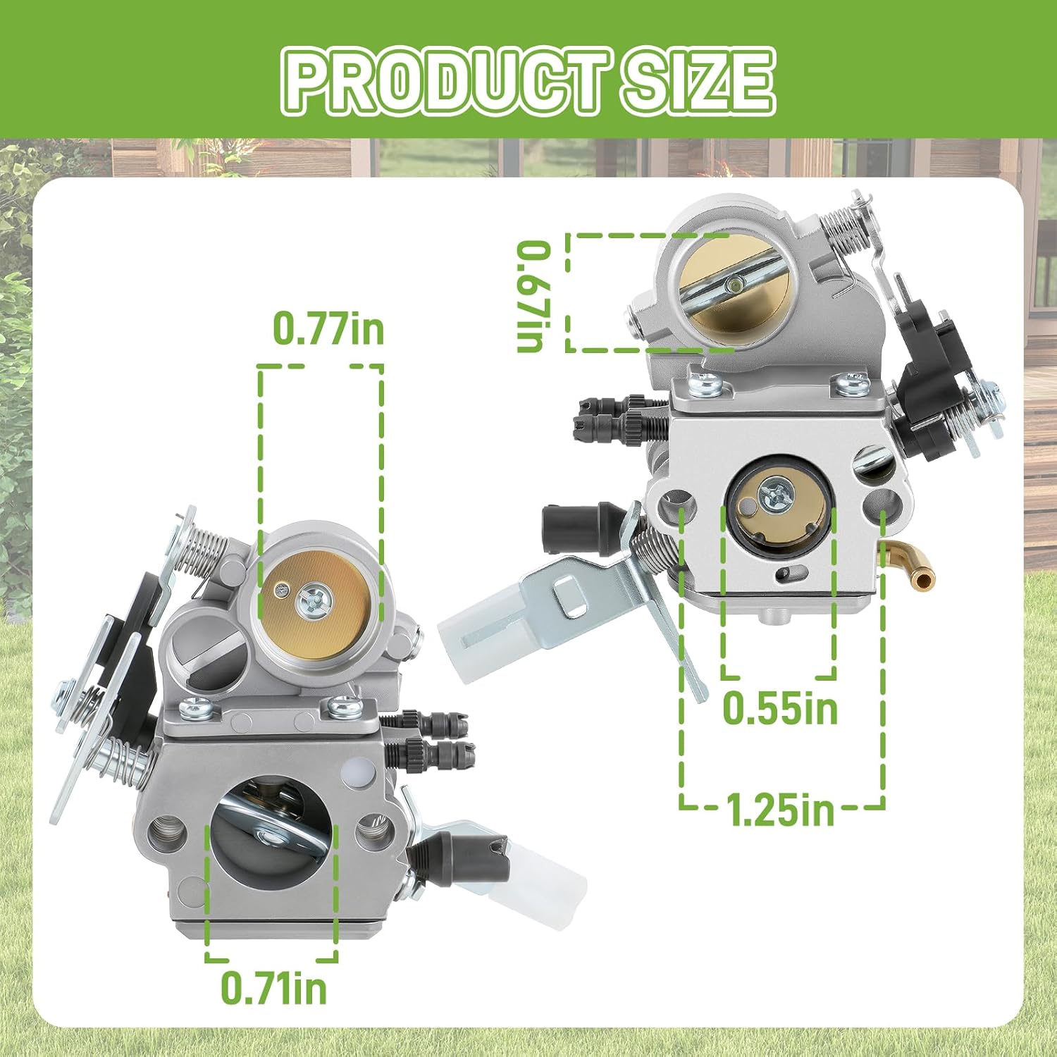 11391200612 Carburetor for Stihl MS171 MS181 for Zama C1Q-S269 C1Q-S191 Chainsaws 11391200619 11391207100 with Ignition Coil