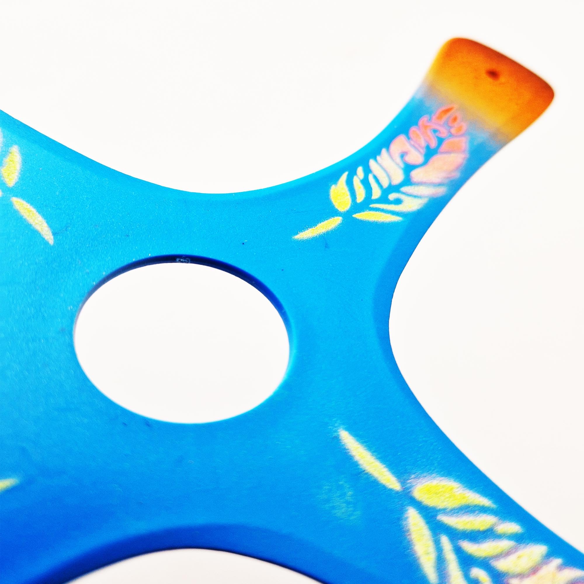 Boomerang S-Quad, Boomerang per principianti o Buon Lanciatore, creato da Il Campione del Mondo, facile da lanciare, sport all'aria aperta, con una portata di 20 metri, attenersi alle linee guida (blu
