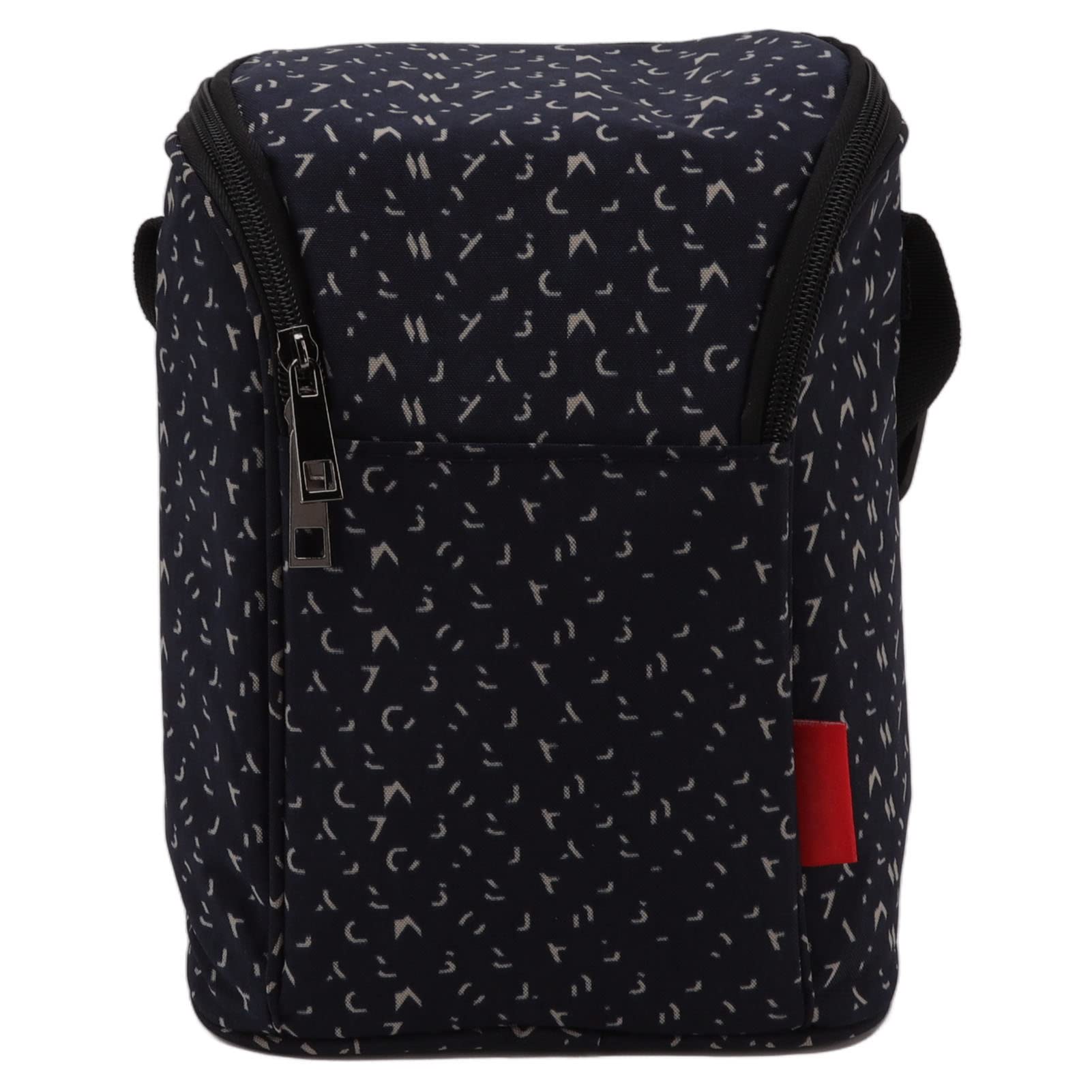 Jelquix Insulated Baby Bottle Storage Bag Portable Nylon Tote for Family Outings (Dark Blue)