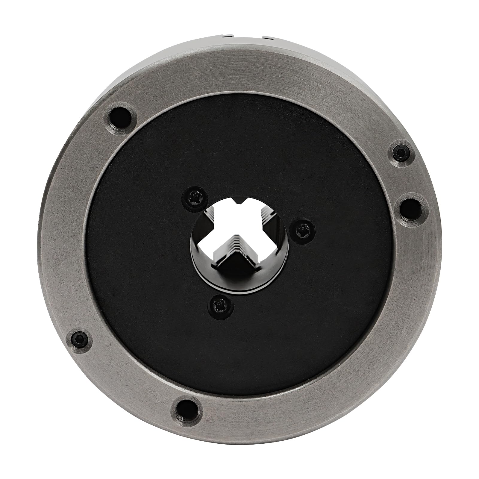 Mandrino a quattro ganasce autocentrante Chuck 4, tornitrice, mandrino trifase Ø 80/100/125 mm, per lavori di fresatura, foratura e tornitura (125 mm)