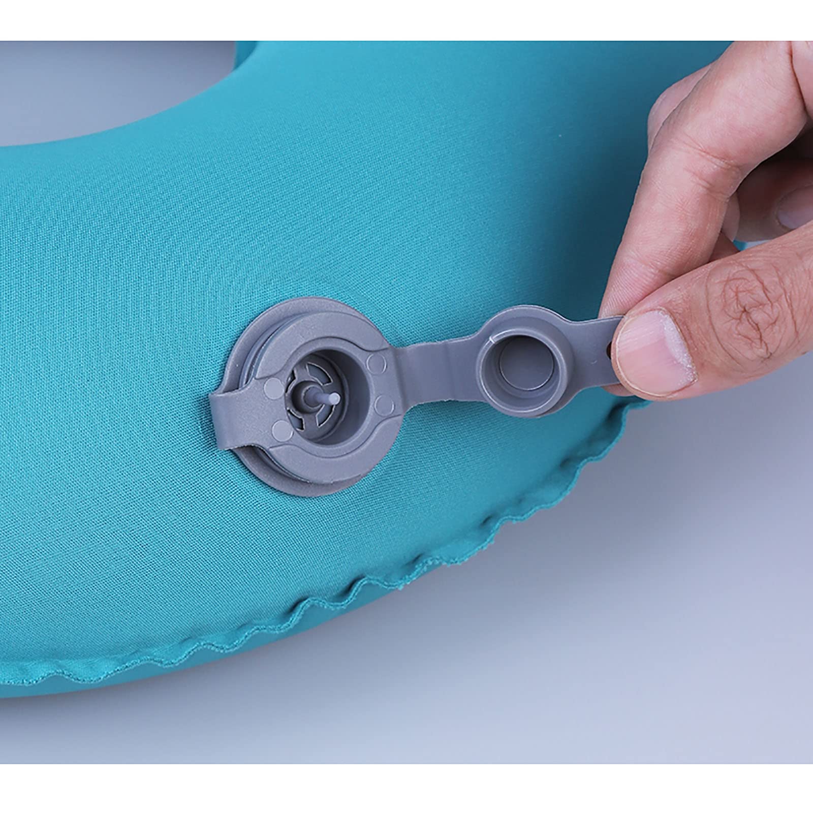 Cojín de asiento inflable de aire TPU Cómodo Cojín para silla de ruedas antiescaras Cojín para silla, Estera para dolor de decúbito Accesorios inflables para el cuidado de la cama paralizada, Ide