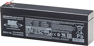 MK Battery ES2.4-12L Maintenance-Free Rechargeable Sealed Lead-Acid Battery
