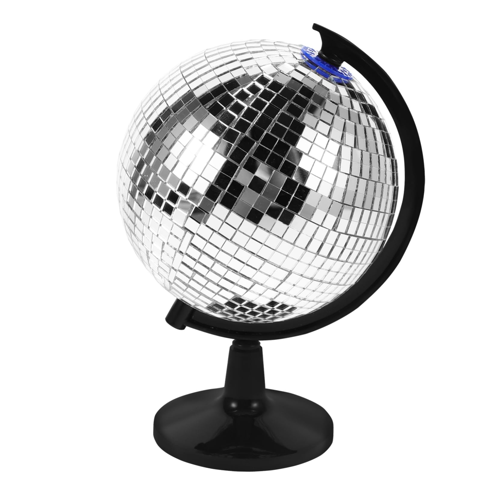ORFOFE Disco Ball Style Earth Globe Office Desk Accessory Glitter Mirror Ball Unique Present for Men