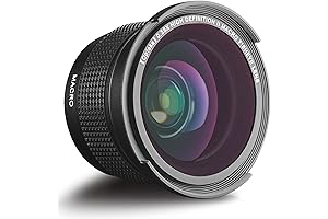 Opteka .35x HD2 Super Wide Angle Panoramic Macro Fisheye Lens for Canon DSLRs
