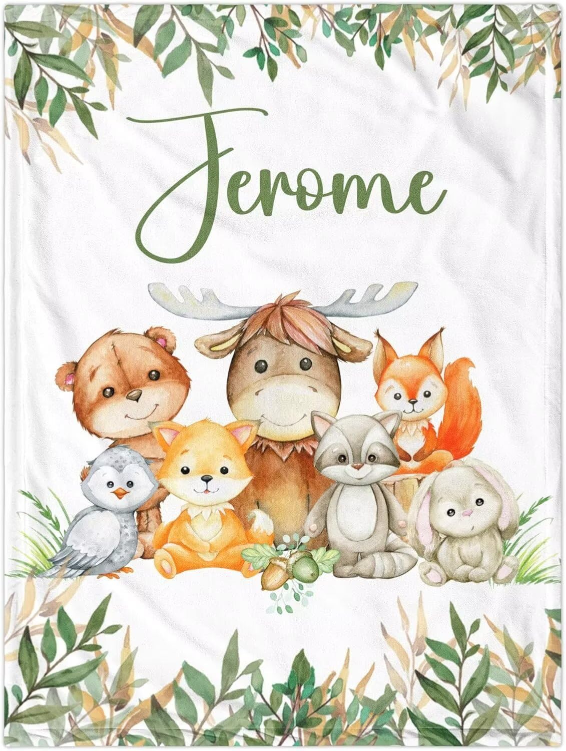 PLYIHE Baby-Decke mit Name und Geburtsdatum,Baby kuscheldecke Kinder mit Namen,kuschelig weich Fleecedecke Geschenk zur Taufe Geburt für Neugeboren Mädchen Junge