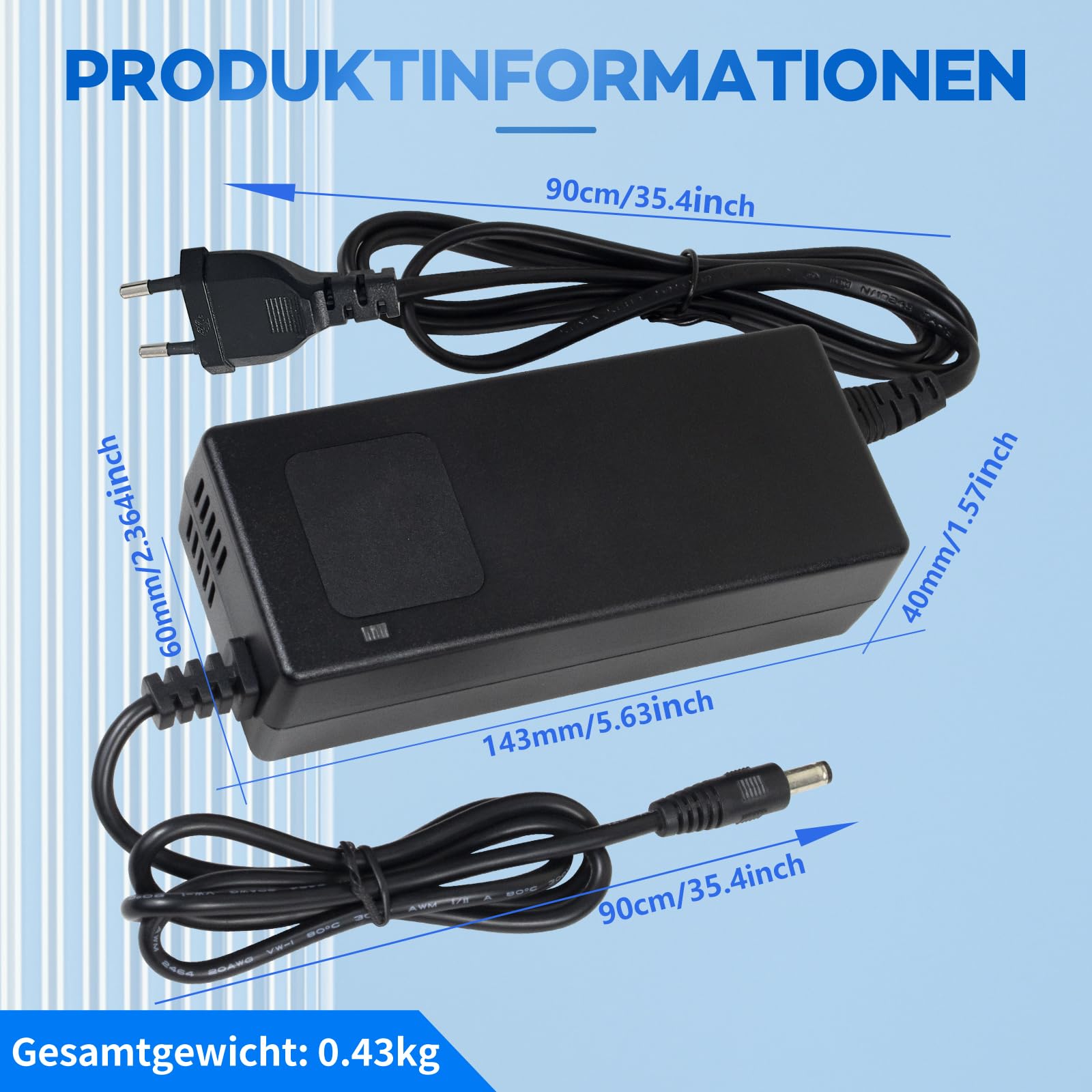 Ładowarka litowa 24 V do elektrycznego wózka inwalidzkiego skuter elektryczny rower elektryczny 29,4 V 4 A AC szybkie ładowanie, chłodzenie wentylatora DC1, otwór 5,52,1 mm