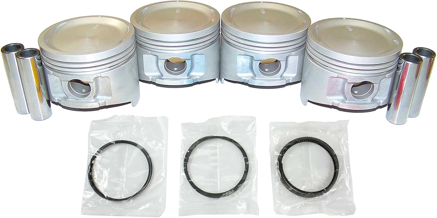 DNJ PRK602 Piston Ring Set Standard for 1983-1989 Nissan 720, D21, Pathfinder 2.4L L4 8V SOHC 2389cc
