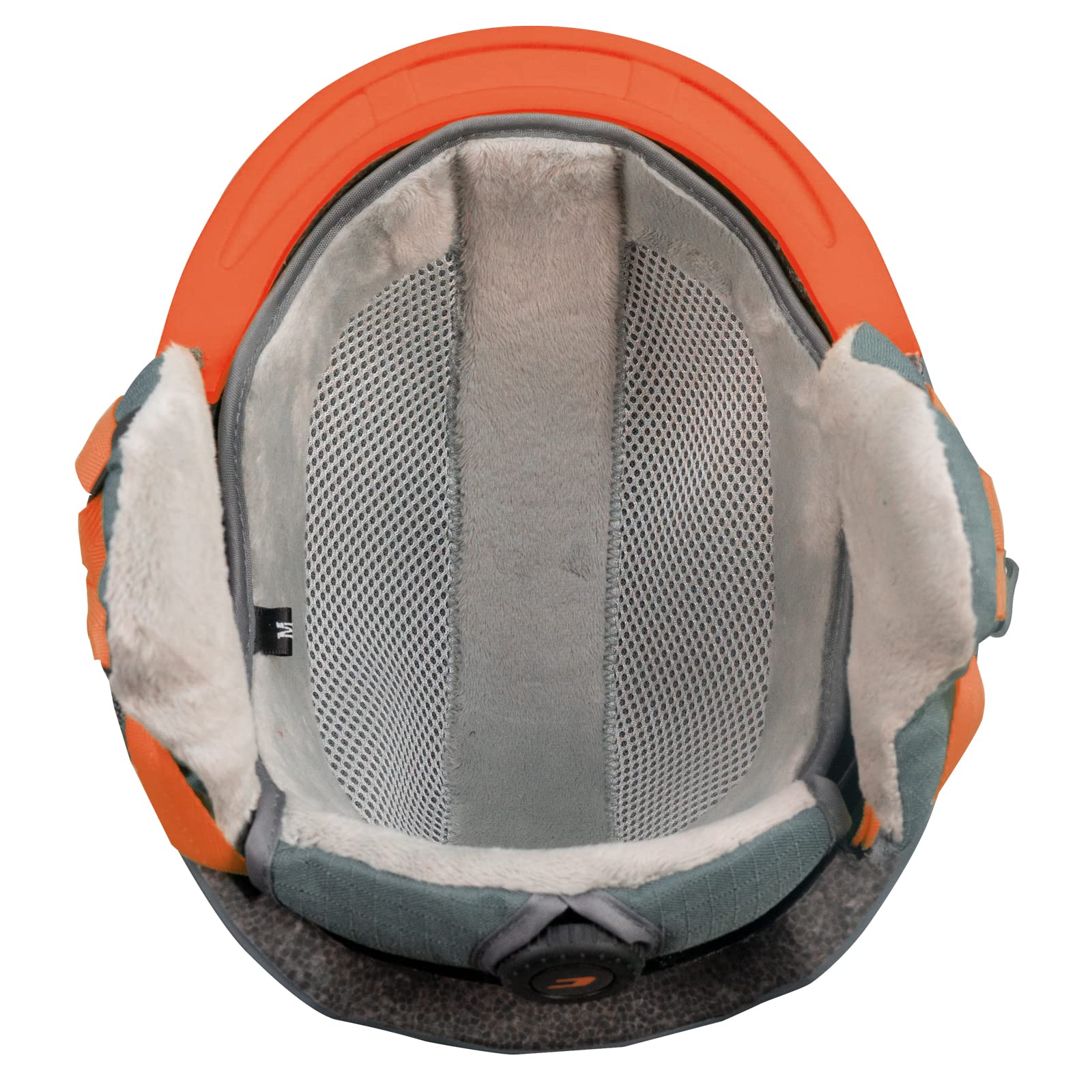 CGM Primo, Casque de Ski Mixte Adulte, Bleu Orange Mat, M (54-58cm)