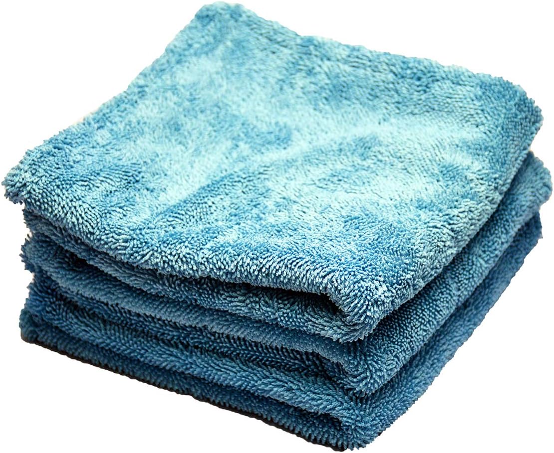 McKee's 37 MK37-G1100-3 Glacier 1100 GSM Drying Towel, 16 x 16 Inches, (Pack of 3)