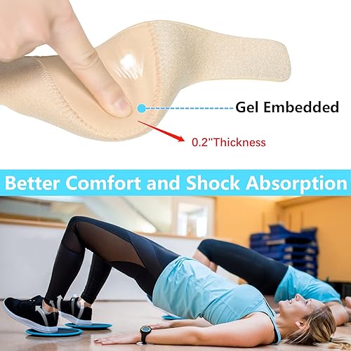 Miniatura 3 de Protectores de talón, copas de talón de gel para dolor de talón, soporte de cojín de talón, alivio para fascitis plantar, tendinitis de Aquiles,