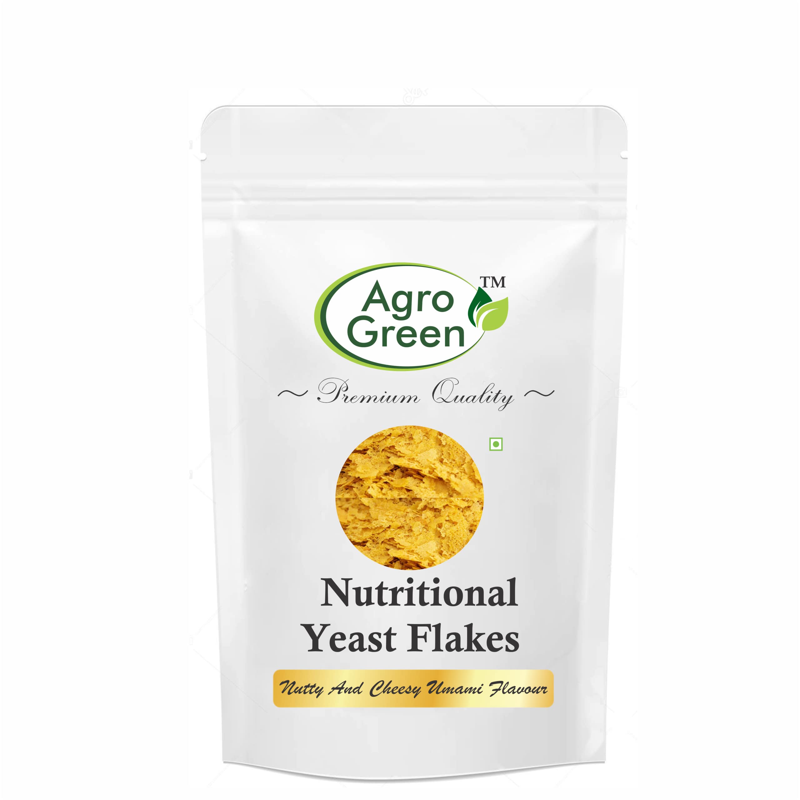 Agrogreen Nutritional Yeast Flakes (Also Known As Nooch), Gluten Free, Nutty Flavour, Non-GMO - 100 GM
