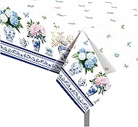 Vista 68 de CC HOME 1 Pack Train Plastic Tablecloth 54 x 87 Inch Long Rectangular Table Cover for Buffet,Birthday Party Holiday Dinner,Picnic or Tablecloth for