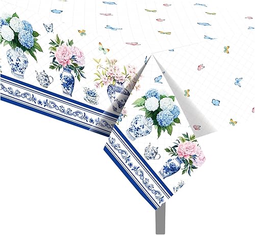 Miniatura 376 de CC HOME 1 pieza de mantel de plástico para fiesta de los 90 de 54 x 87 pulgadas de largo, mantel vintage retro de los 90 de hip hop, tema de 1990