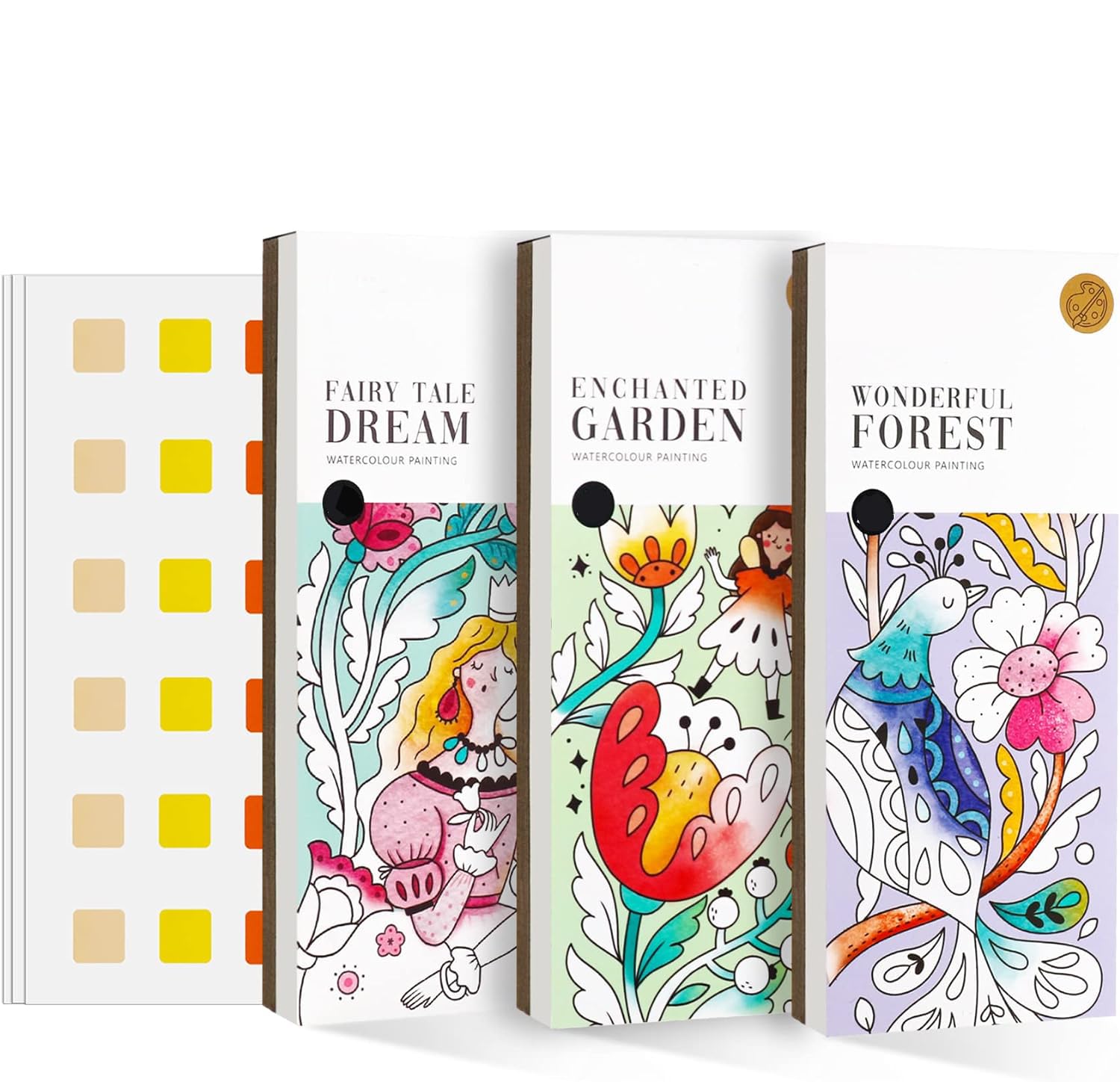 Crackles Pocket Watercolor Paint Book, Pocket Watercolor Sketchbook, Upstrong Pocket Watercolor Book, 6colors 20sheet Solid Watercolor Book Paint Set, for Kids, Adults (Random Designs Pack of 6) (B0CMZYP212) Amazon Price History, Amazon Price Tracker
