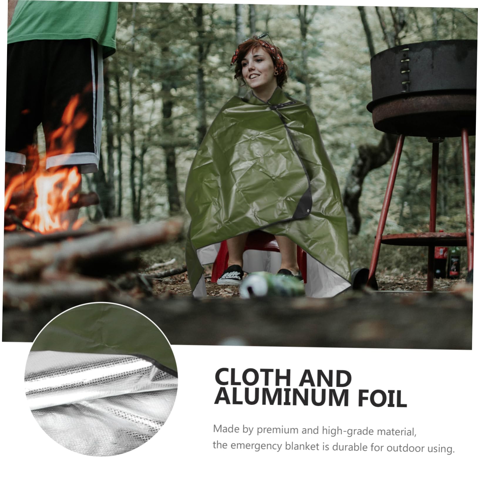 SUPVOX Térmica Cortaviento Mantas Emergencia Camping Mantel Acolchado Outdoor