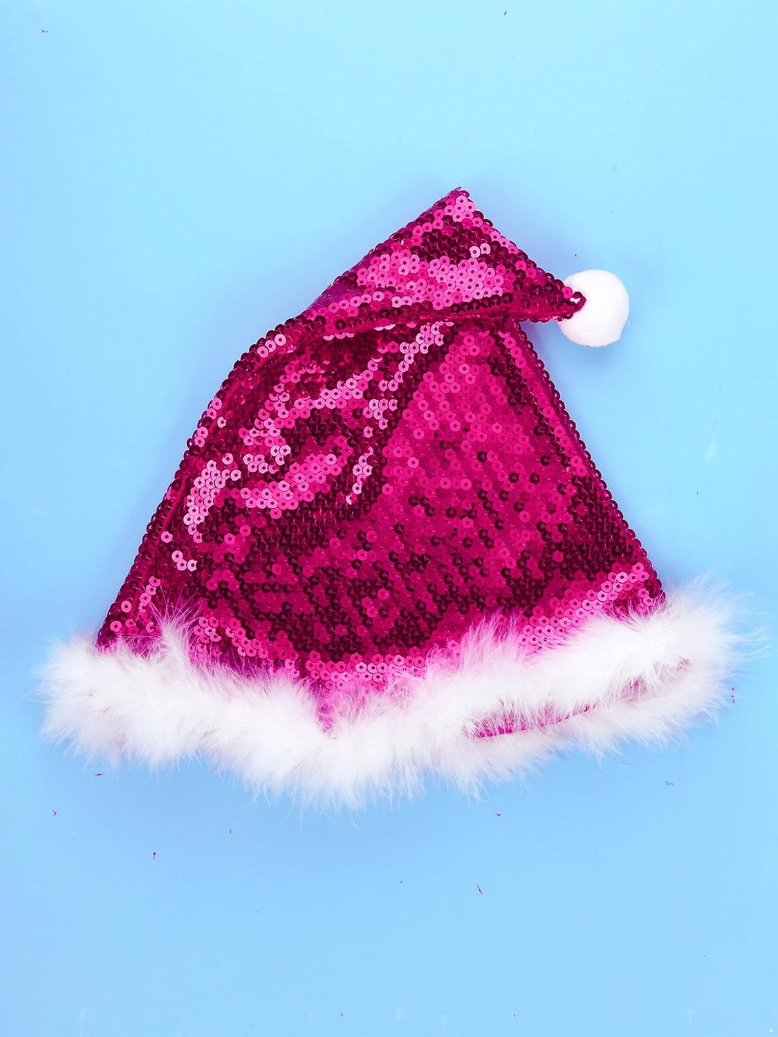 Hansber Big Girls Christmas Outfit Sequins Figure Ice Roller Skating Ballet Dance Leotard Dress with Hat Arm Sleeves
