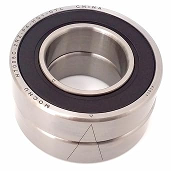 1pair 7005 H7005C-2RZ-P4-HQ1-DTL 25x47x12 SI3N4 Ceramic Ball Sealed Angular Contact Bearings Speed Spindle Bearings CNC ABEC-7 7005C