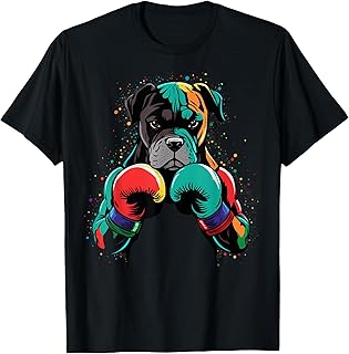 Funny Kickboxing or Boxing Boxer Dog Men Women Kids T-Shirt