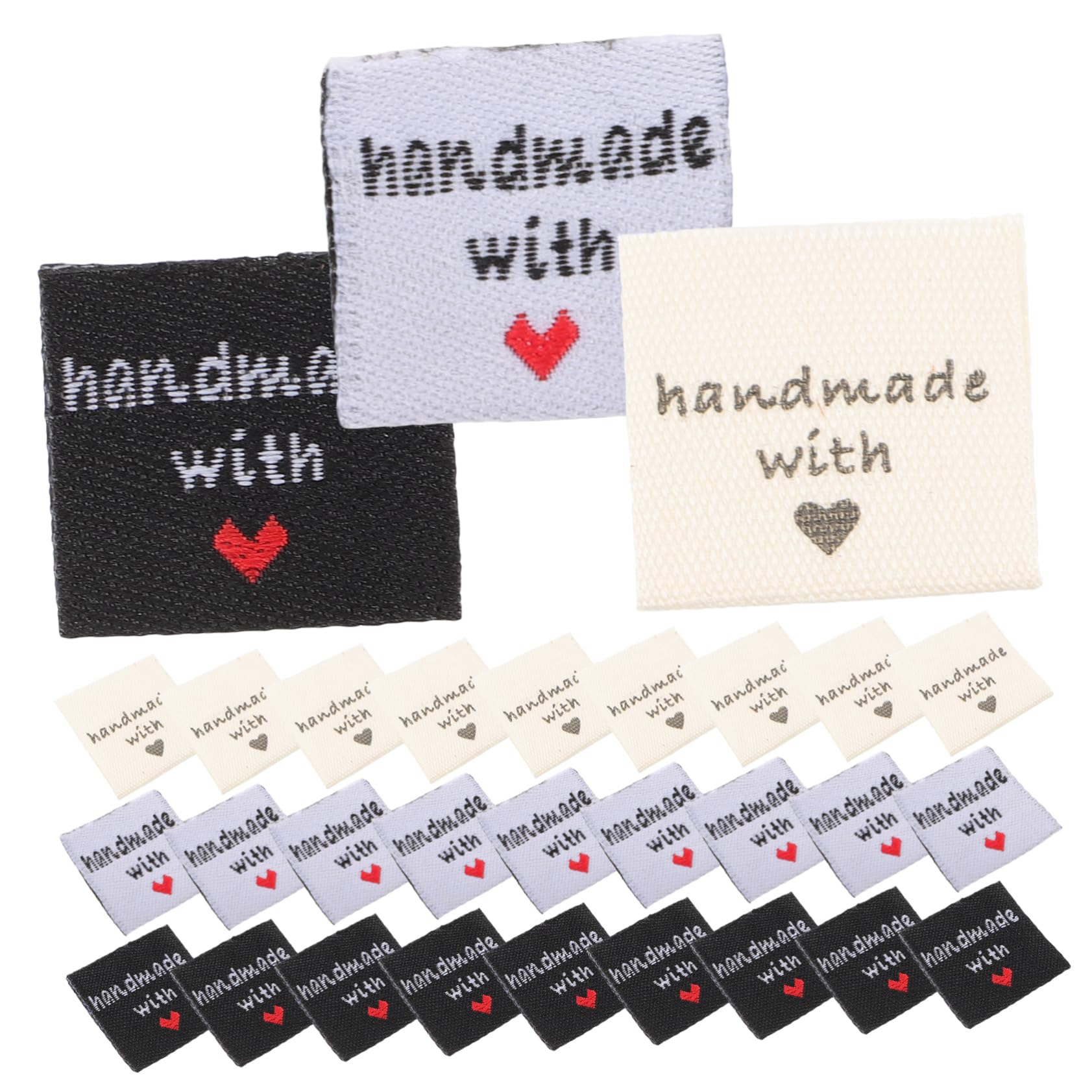ARTIBETTER 5 Sätze Kleideretiketten Diy Nählabels Aus Hochwertigem Hellgelb Für Bekleidung Taschen Schuhe Und 150 Stück * 5