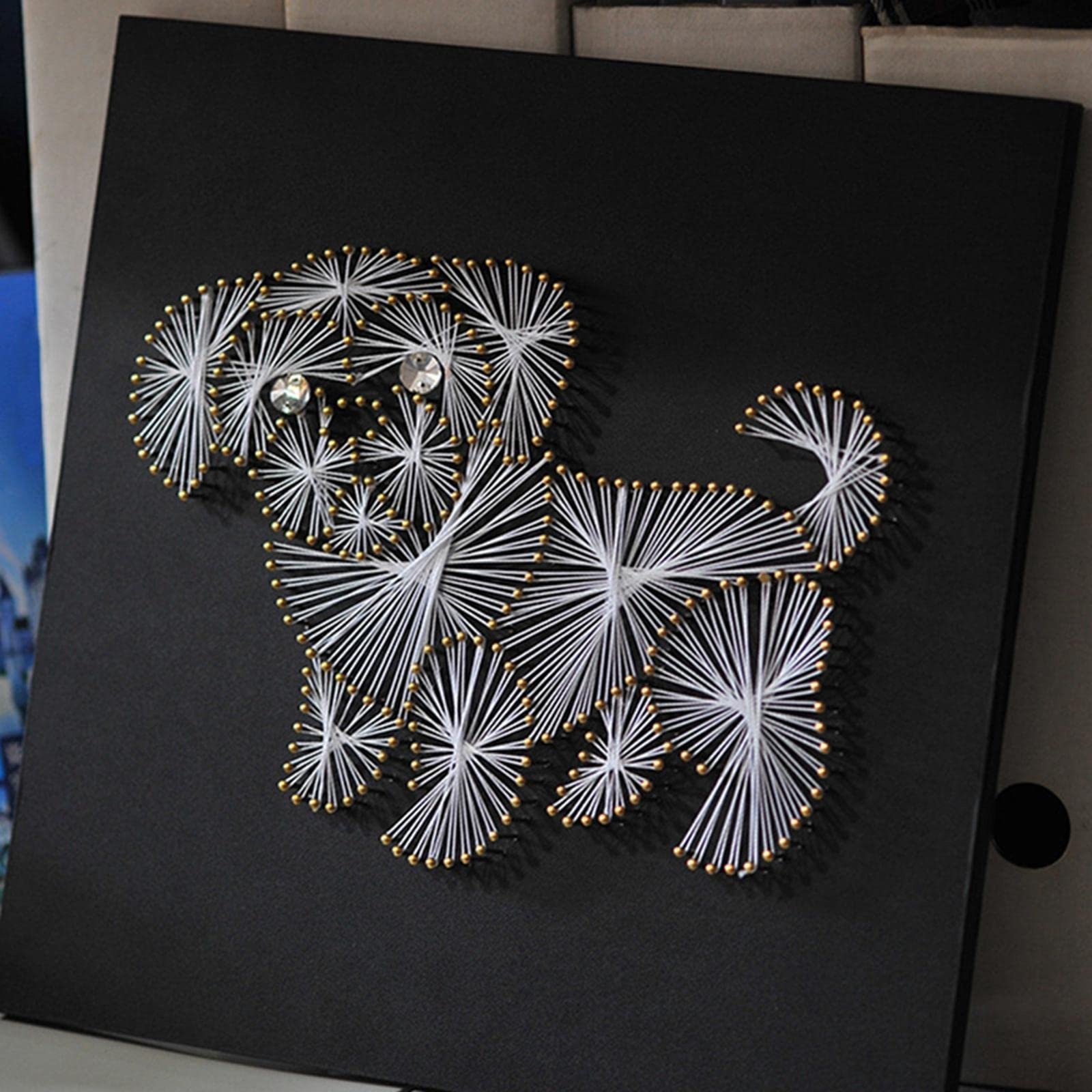 Animal Art String Art Kit Artisanat pour Les Débutants Peinture Décorative à La Main De Bricolage