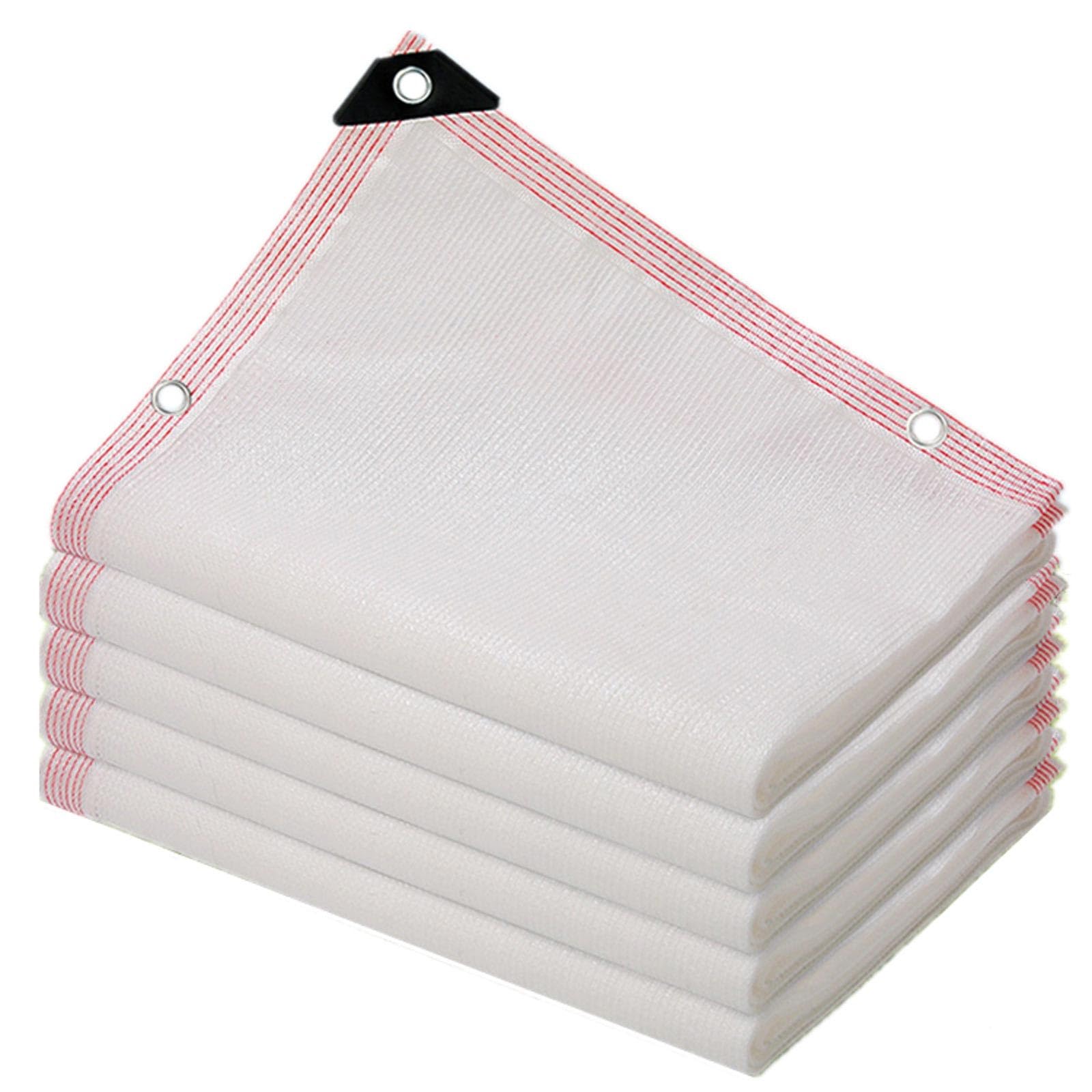 Toile d'ombrage blanche pour protection de jardin et stockage extérieur