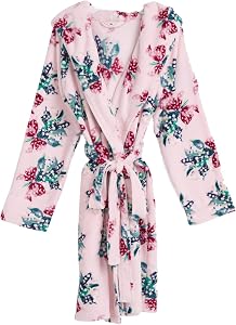 Vera Bradley Womens Plush Fleece Robe (Extended Size Range)