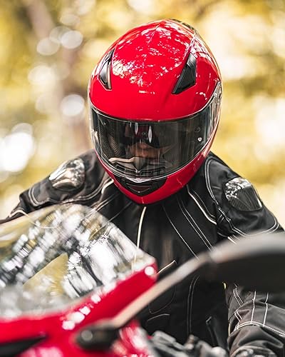 Miniatura 7 de ILM Cascos para Motonieve y Motocicleta de Cara Completa con Película Antiempañante Pinlock para Motos, para Hombres y Mujeres, con Visera