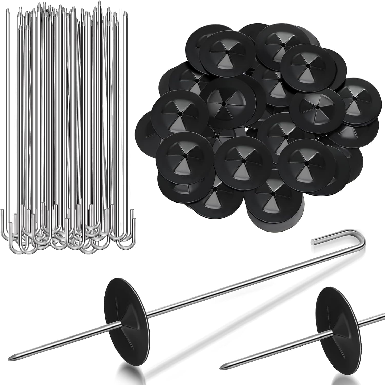 Solar Panel Guard Clips Animal Guard Fastener Animal Roll Kit Stainless Steel Fastener Clips for Solar Panel Bird Wire Pigeon Fence