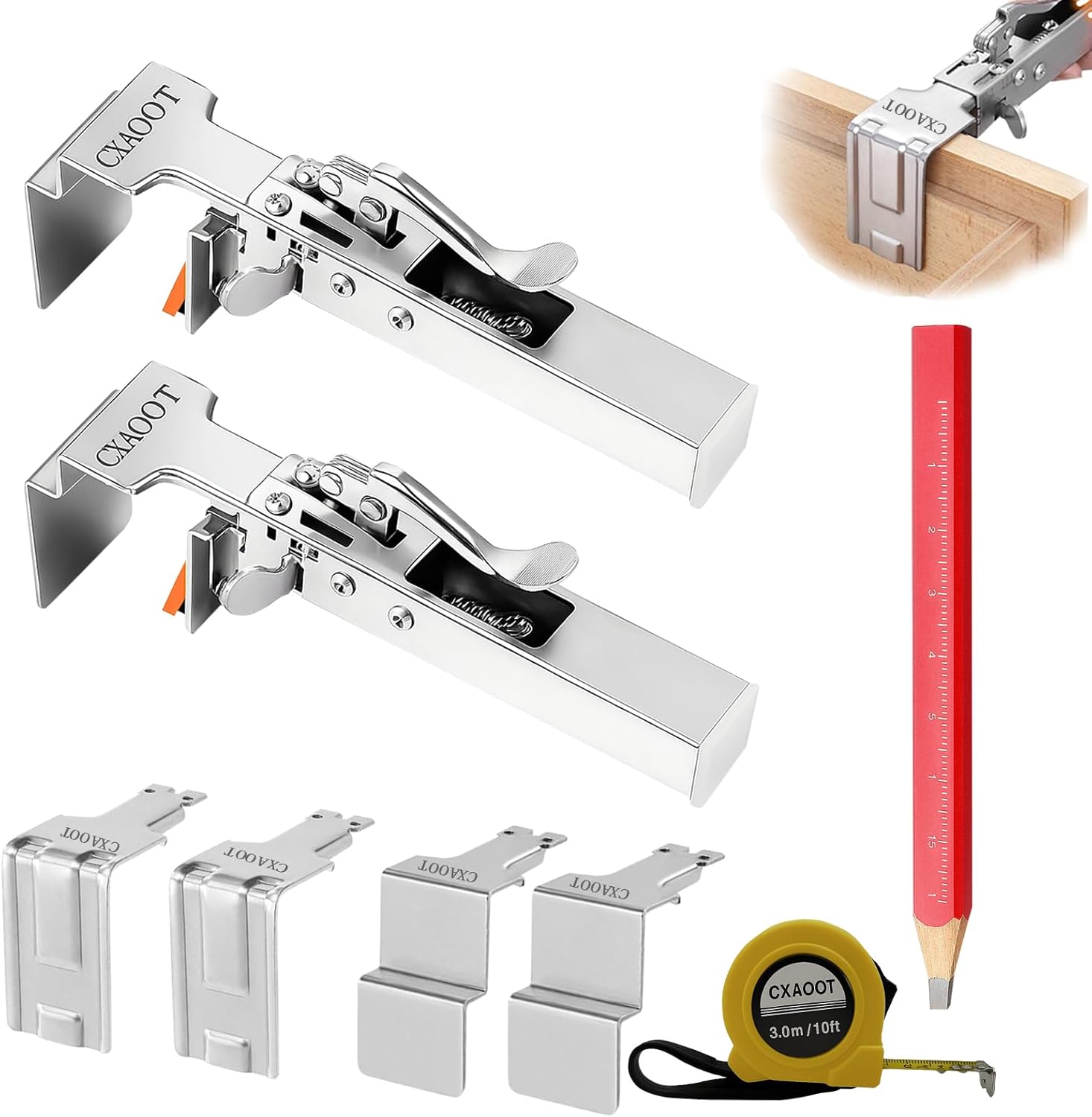 Drawer Front Installation Clamps, Cabinet clamps for installing cabinets Face Frame Clamps, Easy, Labor-Saving and Efficient