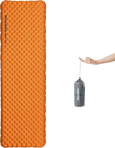Miniatura 10 de Naturehike Colchoneta de Dormir Ultraligera con Aislamiento R5.8, 3.2 Pulgadas de Grosor Reparable Colchoneta Doble Inflable para Dormir