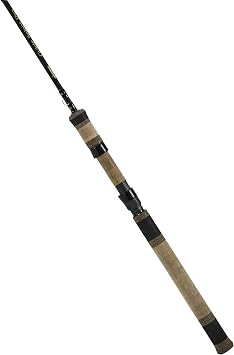Okuma GSP-S-762L Guide Select Pro Trout Spinning Rod, 7'6 Length, 2 Piece, 2-6 lb Line Rate, 1/8-1/2 oz Lure Rate, Light Power
