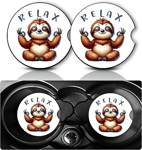 Miniatura 30 de Paquete de 2 posavasos con diseño de Driver Picks The Music, cintas de casete retro, regalos para mujeres y hombres, tapete interior del vehículo,