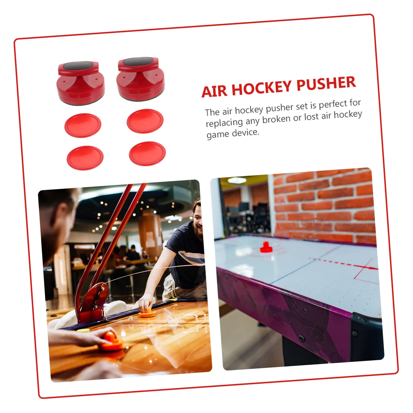ibasenice Accessori Per Macchine Hockey Su Racchette Dischi Hockey Ricambio Per Hockey Per Disco Air Hockey