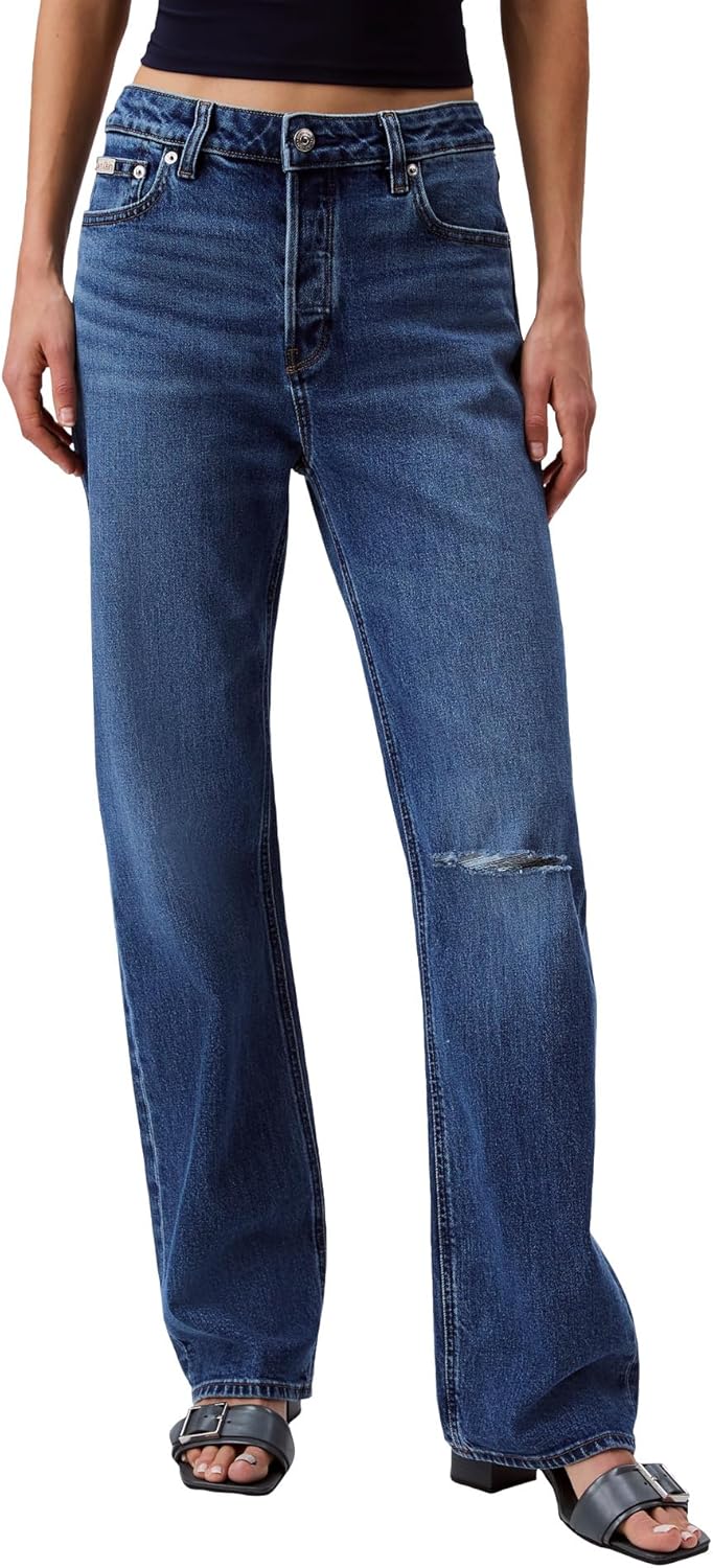 Calvin Klein Women’s 90s Straight Jeans Calvin Klein Women’s 90s Straight Jeans