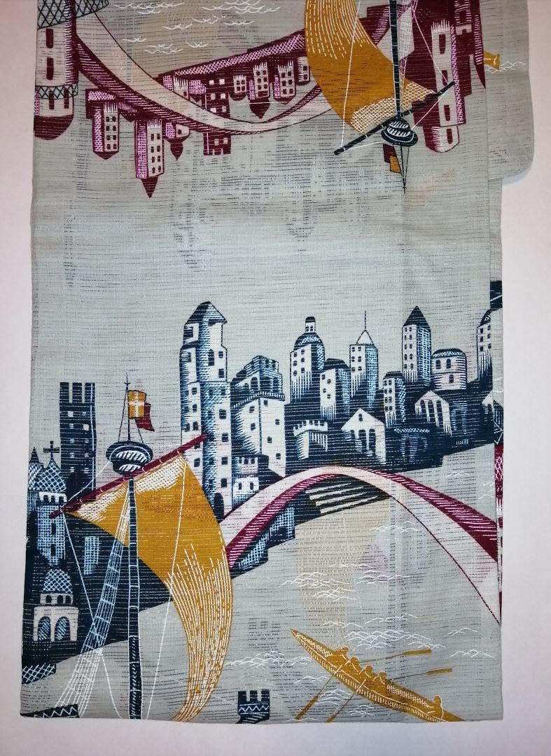 紗 博多織 黒木織物 正絹 名古屋帯 証紙付き 紗 博多織 黒木織物 正絹 名古屋帯 証紙付き 博多帯 黒木織物 謹製