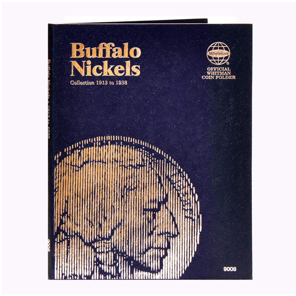 Whitman1913-1938 BUFFALO NICKELS USED SERIES No 9008 COIN; ALBUM, BINDER, BOARD, BOOK, CARD, COLLECTION, FOLDER, HOLDER, PAGE, PORTFOLIO, PUBLICATION, SET, VOLUME