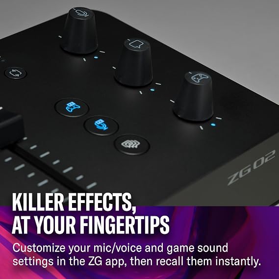 Yamaha ZG02 Gaming Mixer for Voice Chat and Game Streaming