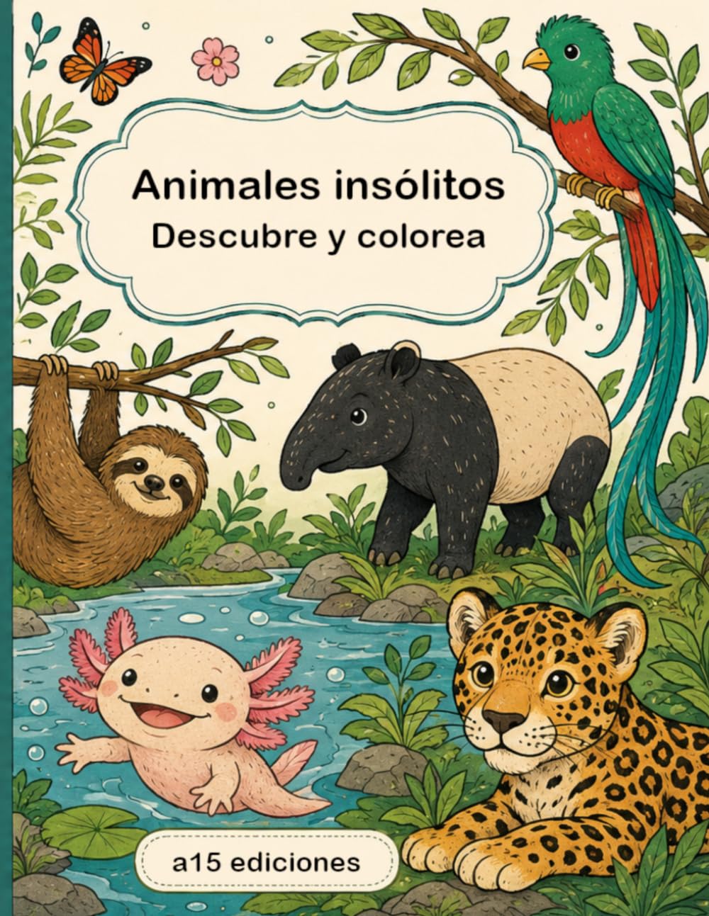 Animales insólitos: Descubre y colorea