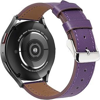 22mm Premium Italy Leather Watch Bands Compatible with Samsung Watch 3 45mm, Galaxy 46mm, Gear S3 Frontier, Quick Release Wear-resistant Leather Watch Straps Replacement Band for Women Men