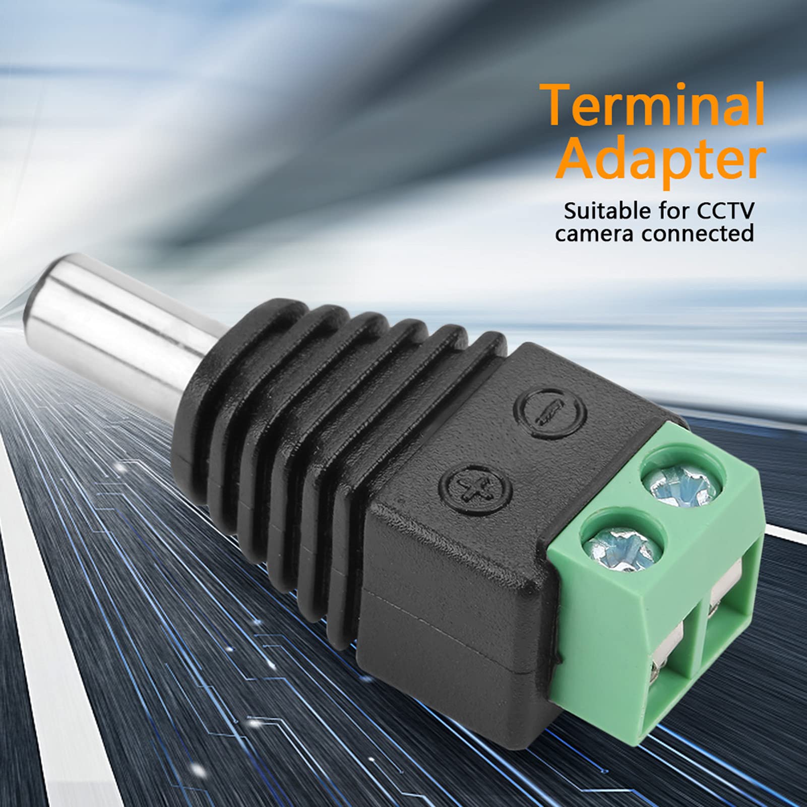 10 sztuk zacisków śrubowych DC Power Jack Connector 5,5 X 2,1 mm żeńskie złącze Jack Power Connector