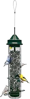 Squirrel Buster Classic Squirrel-proof Bird Feeder w/4 Feeding Ports, 2.4-pound Seed Capacity