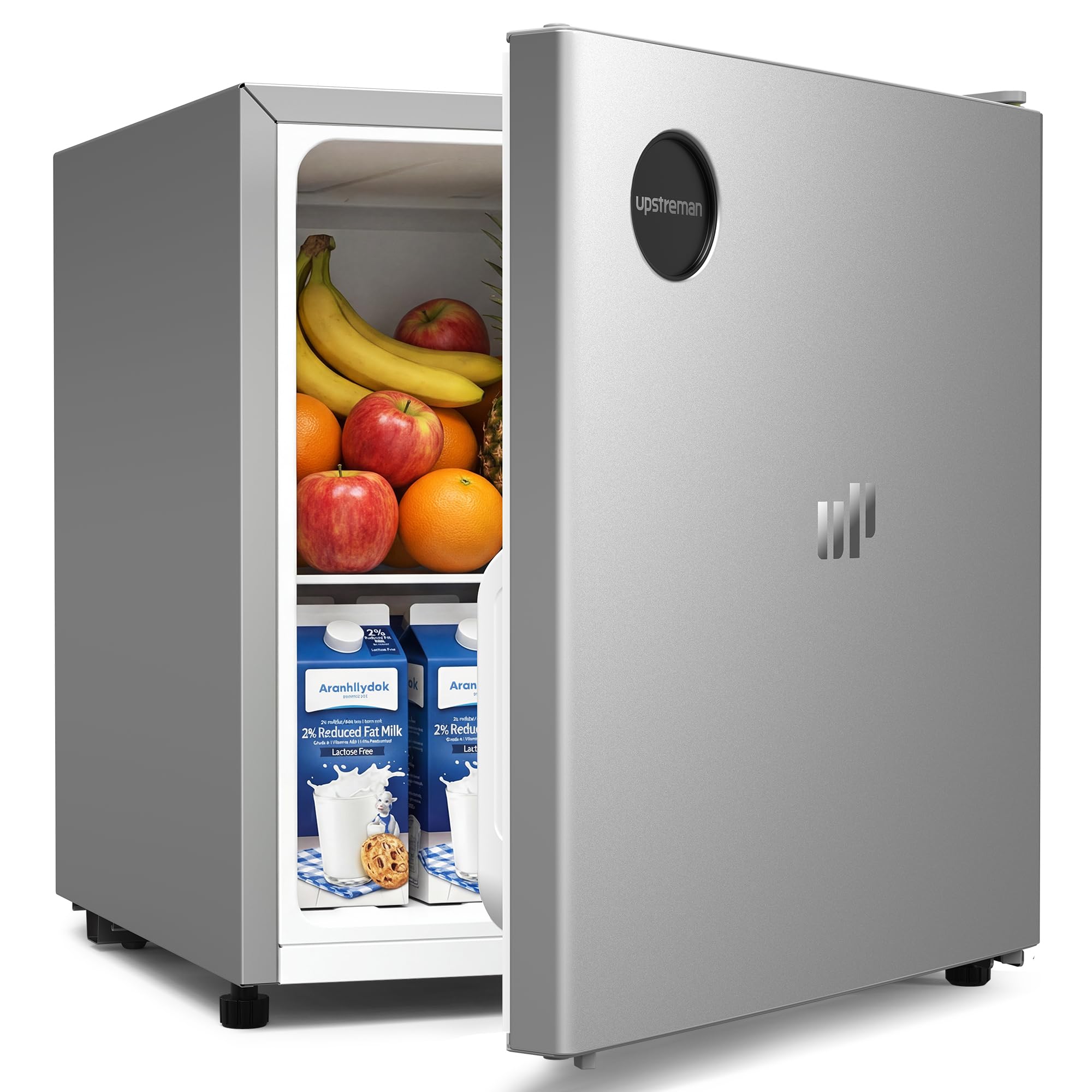 Upstreman CR16 1.5 cu ft Compact Fridge Silver