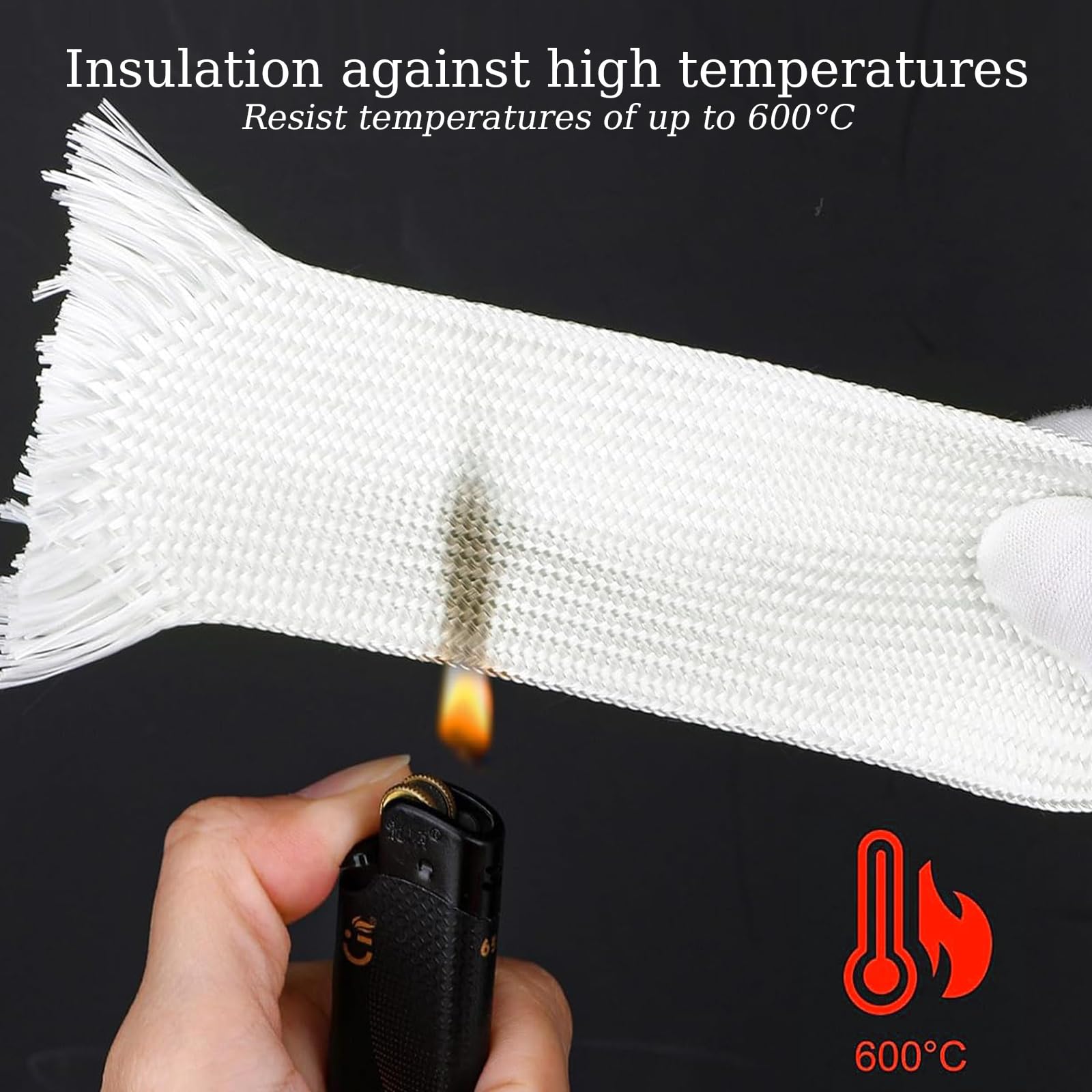 Tubo Di Scarico In Fibra Di Vetro Per Generator | Diametro 25mm | Lunghezza 2m | Con 2 Fascette | Isolamento Termico - Foto 8