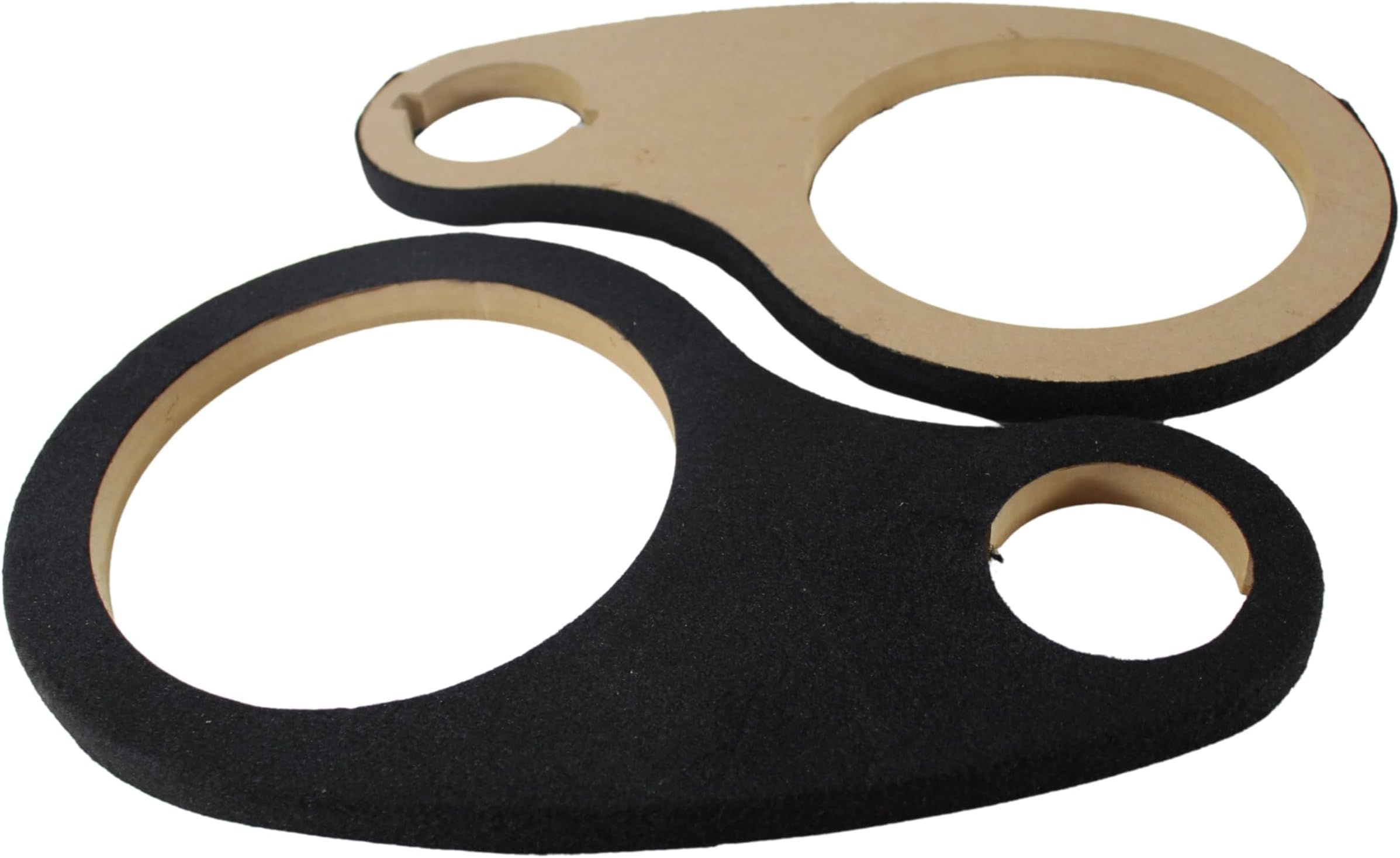 Audiopipe RING8CTW Pipemans Carpeted [1] 8 Wood Ring With [1] 2-7/8 Tweeter Opening Sold In Pairs